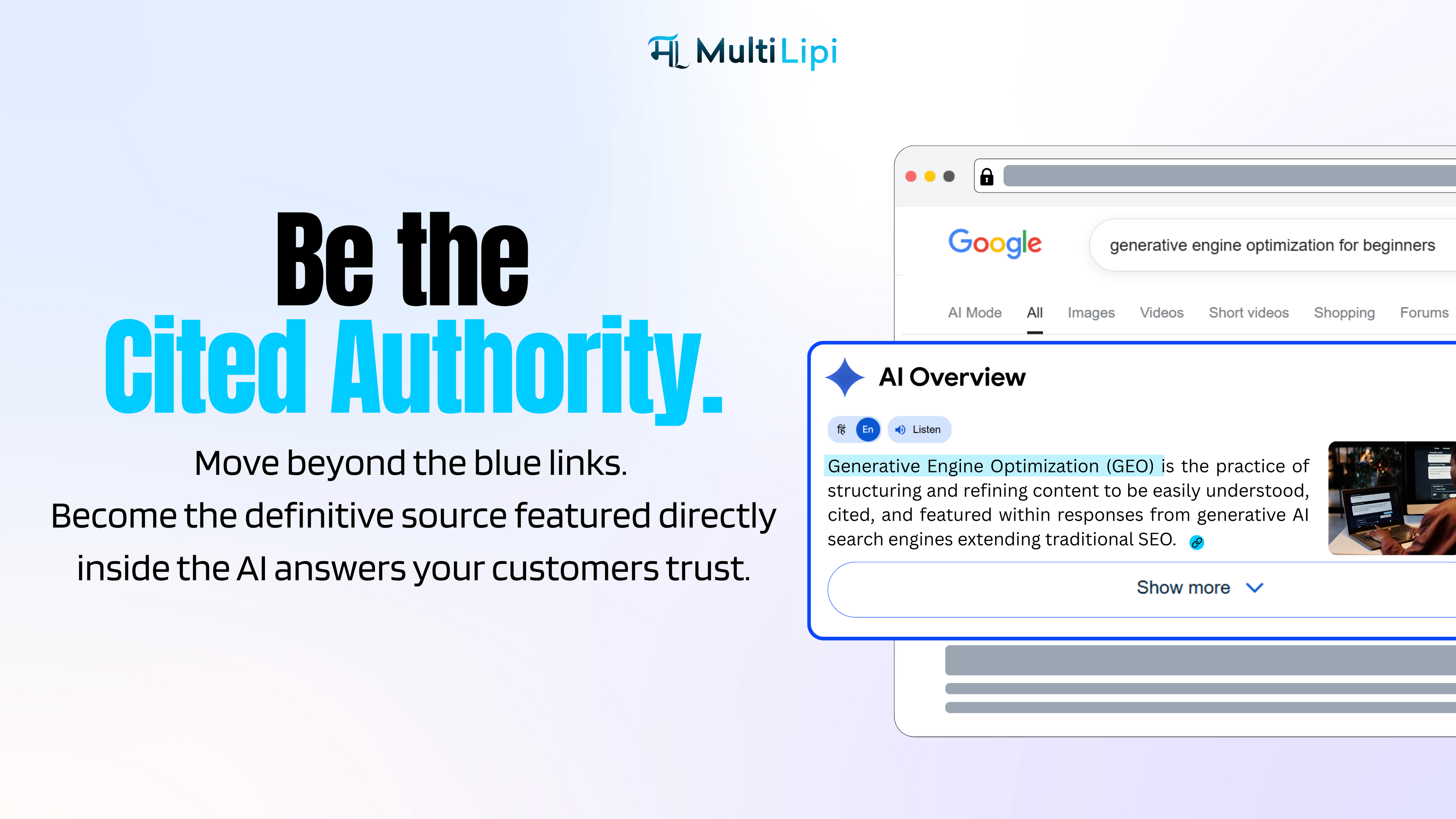 Media MultiLipi - Trung tâm SEO & GEO AI toàn cầu - Thống trị kỷ nguyên tìm kiếm AI với SEO & GEO đa ngôn ngữ. 4