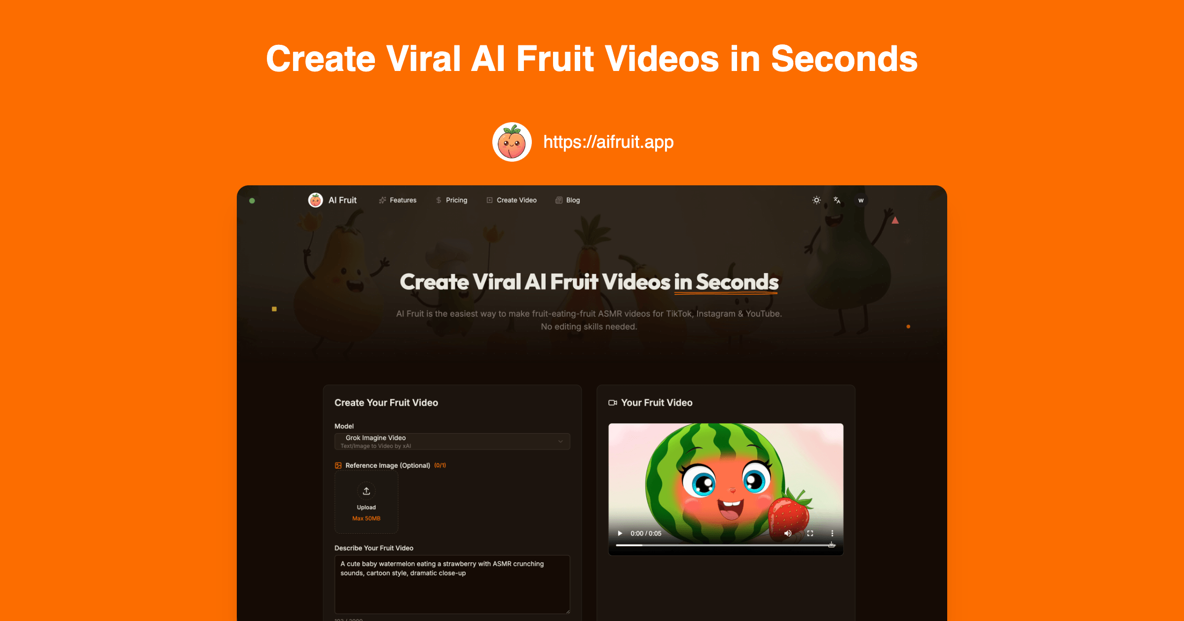 Media Trái cây AI - Tạo video trái cây AI lan truyền trong vài giây 1