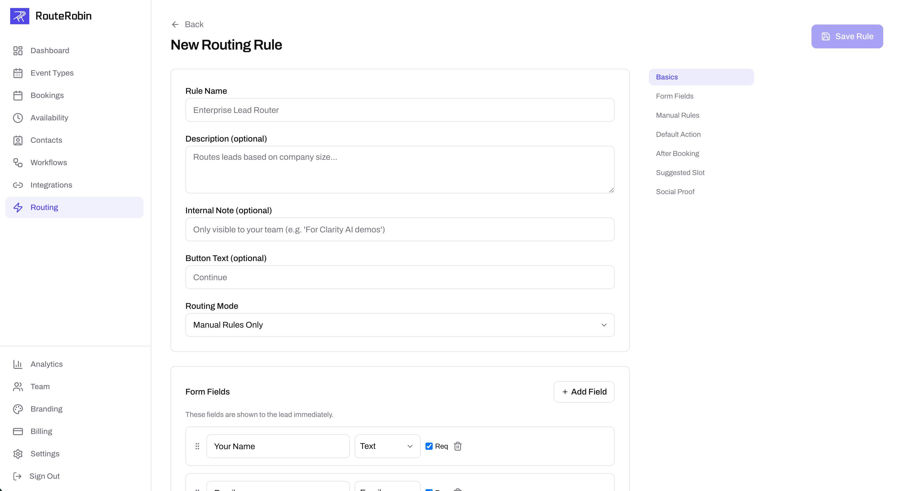 Média RouteRobin - La plateforme de planification où chaque prospect entrant atterrit avec le bon représentant. 1
