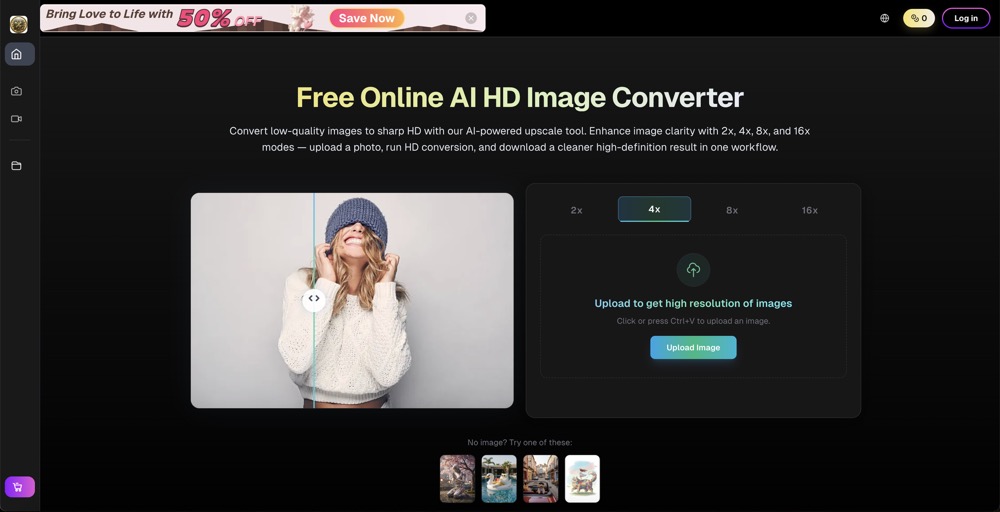 Media penukar imej hd - Penukar Imej HD – Tingkatkan & Tingkatkan Imej Anda Serta-merta 1