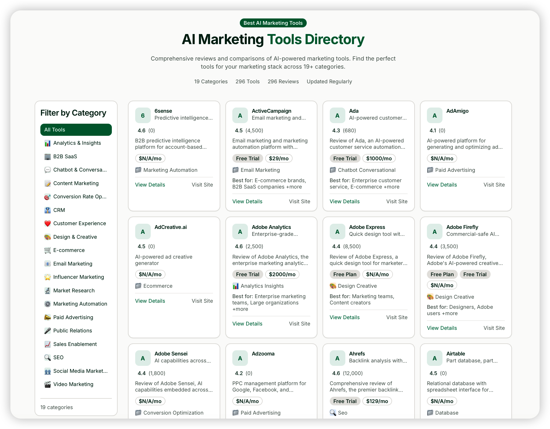 Media AI CMO - AI CMO Tingkatkan Cerapan Pemasaran AI Anda dengan Alat, Strategi & Templat Terpilih. 1