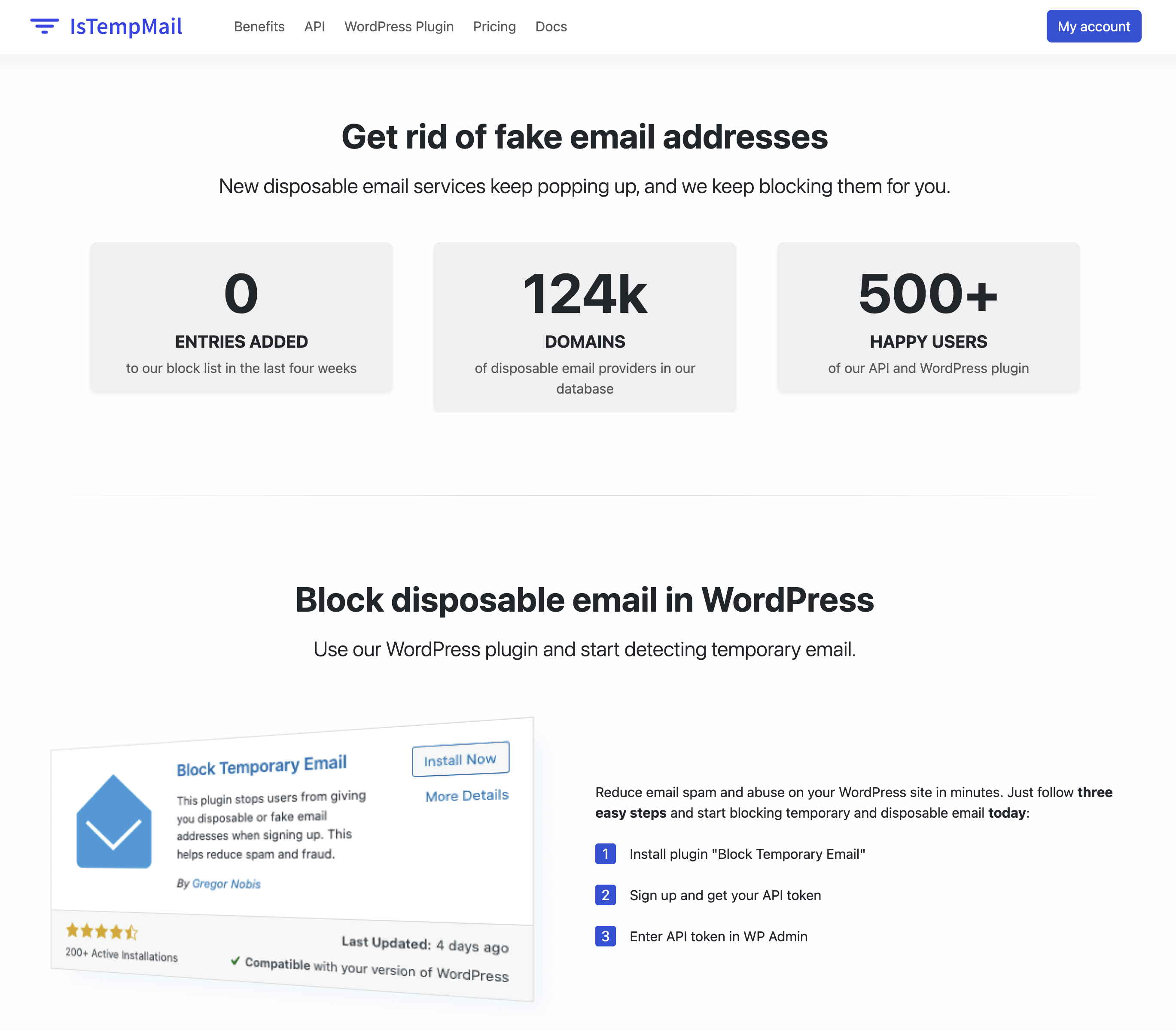 IsTempMail - Block Disposable Email API media 1