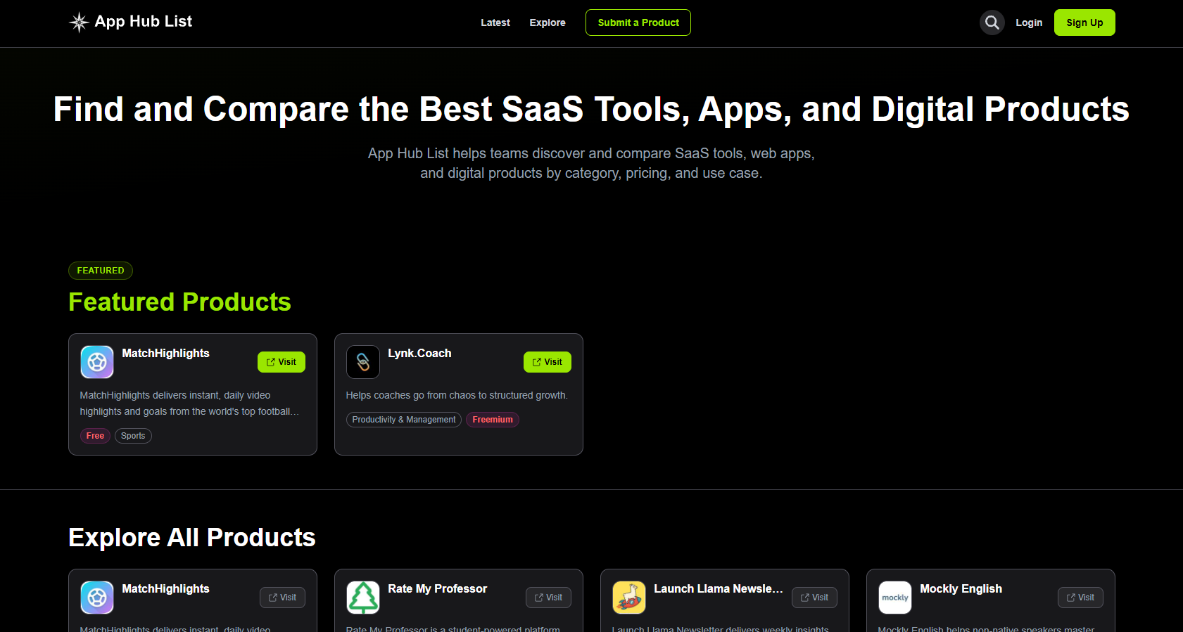App Hub List