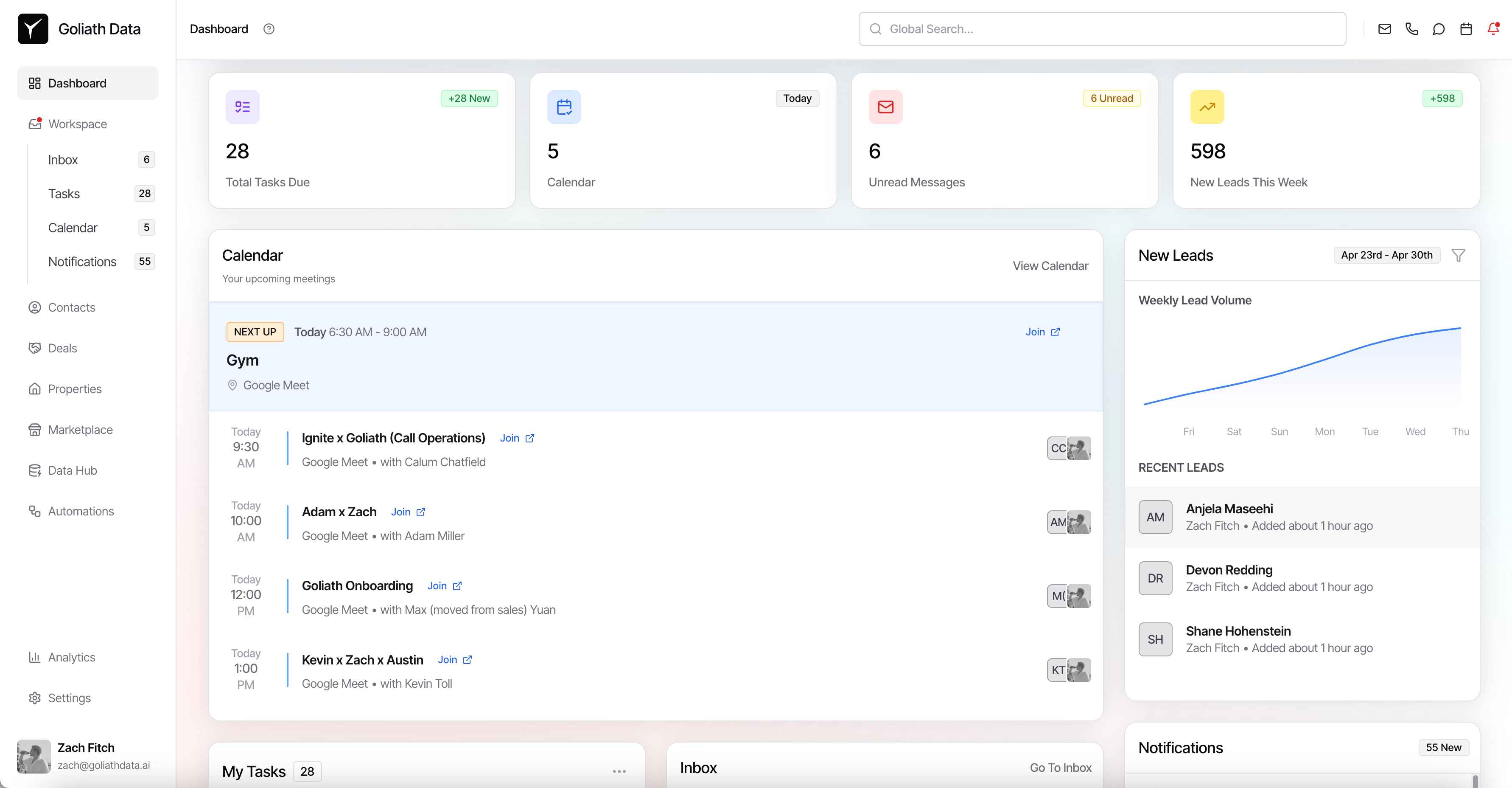 Goliath Data Real Estate CRM - Data so good it feels illegal, agents get listings, investors get deals. media 1