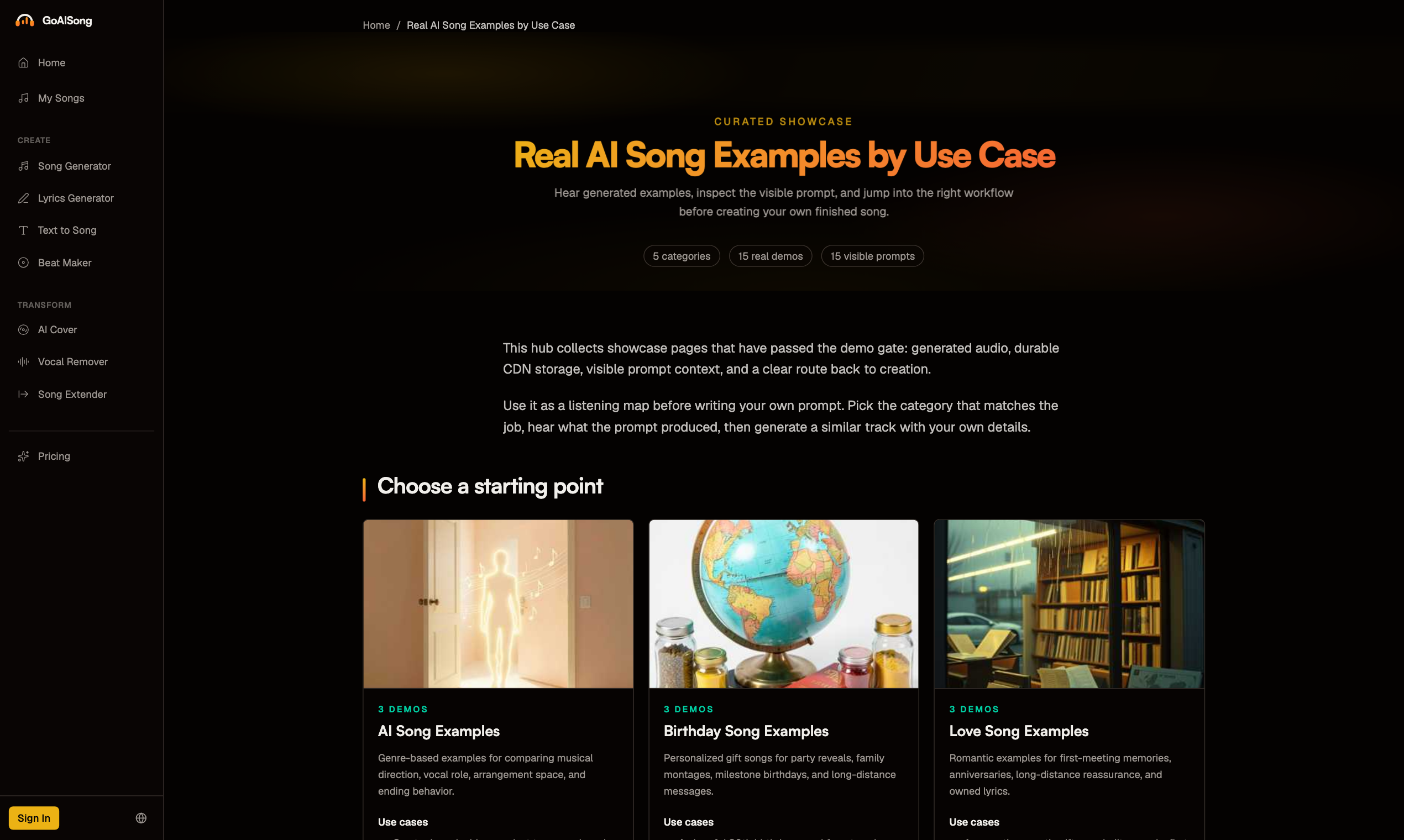 GoAISong - AI song generator, AI music generator, text to song, lyrics to song, personalized song, birthday song, love song, AI beat maker, AI cover safety, commercial use music, YouTube intro song, pod media 2