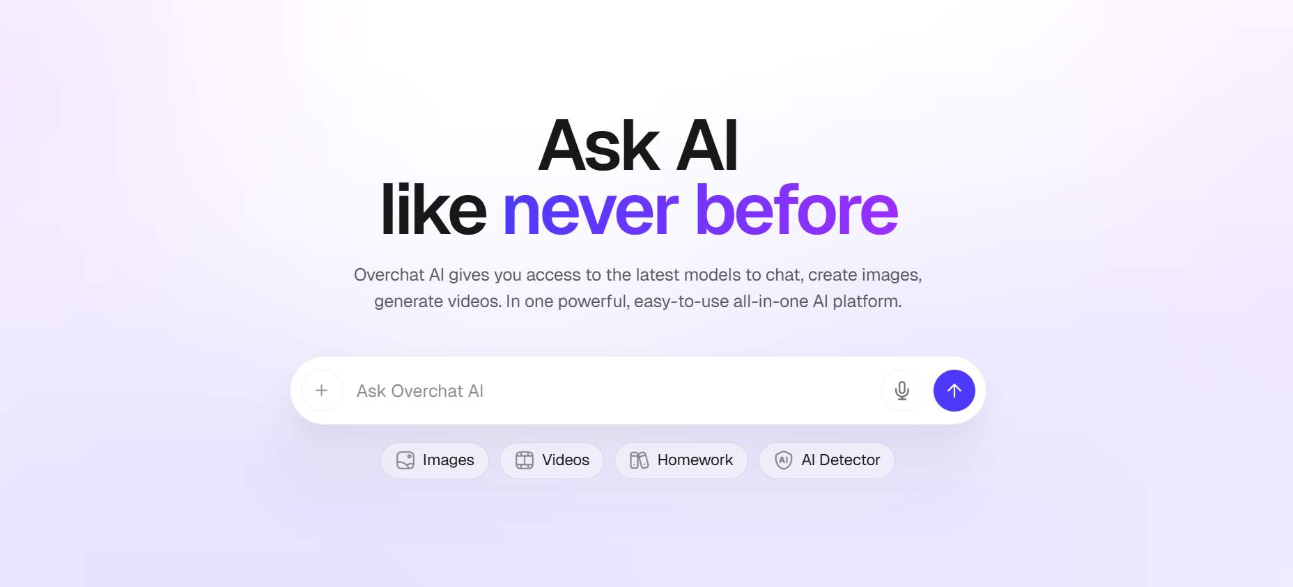 Overchat AI - The Ultimate AI Ecosystem media 1