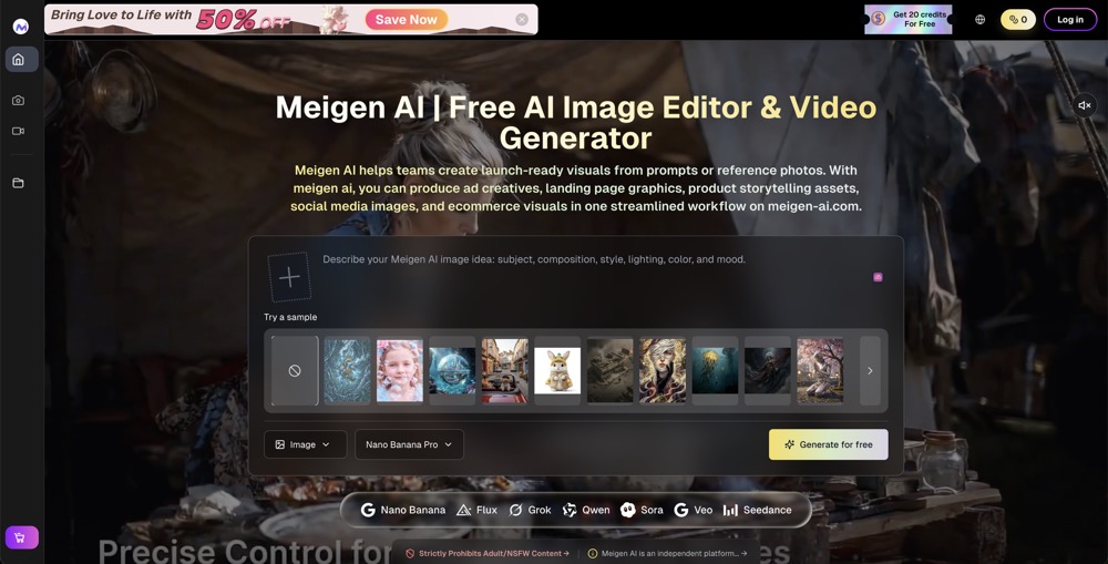 no con amor - Meigen AI: editor de imágenes y generador de vídeos AI gratuitos media 1