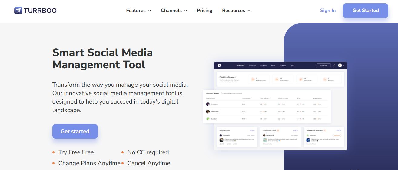 Turrboo - Social Media Management Tool media 1