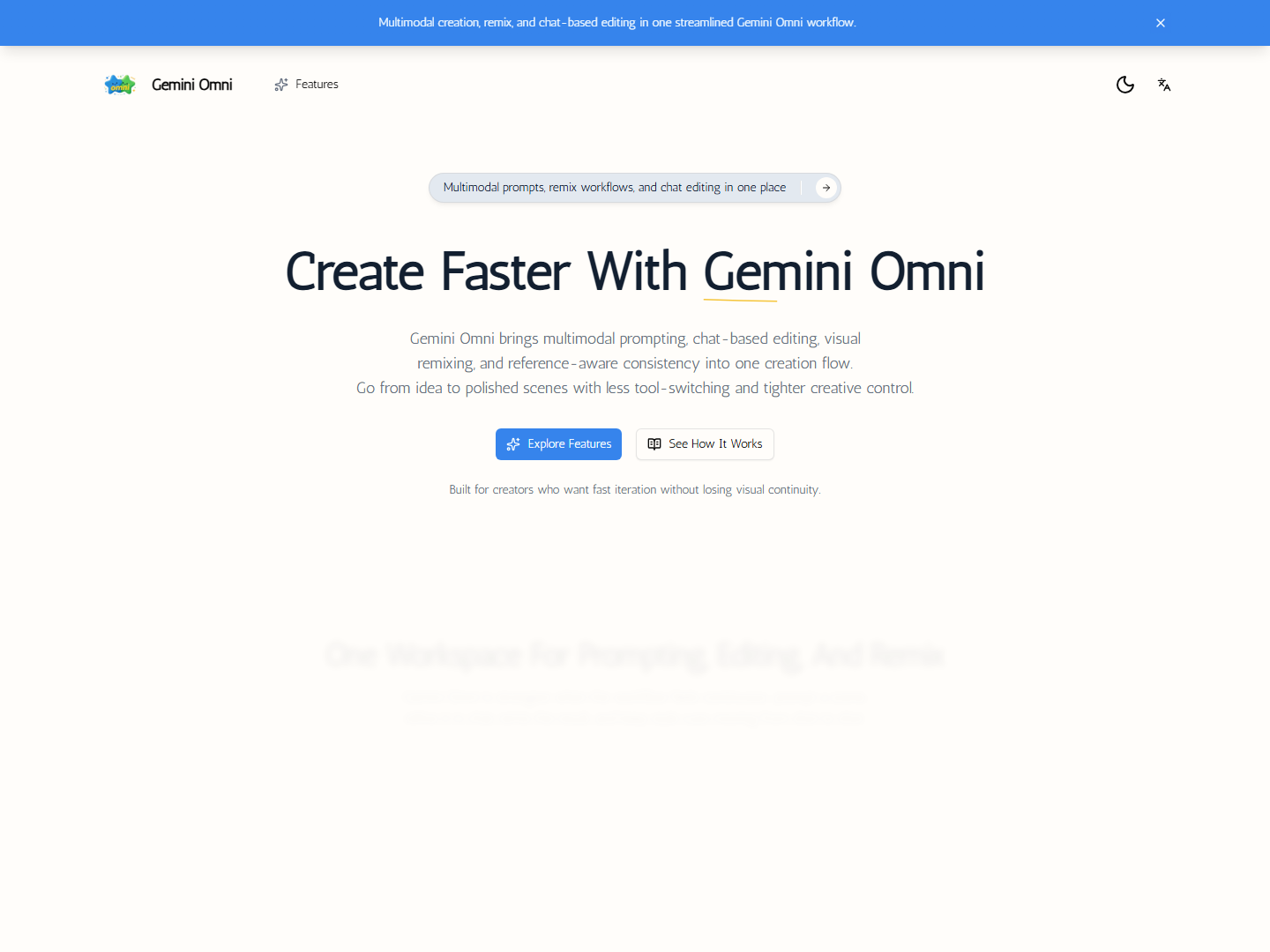Gemini Omni - Gemini Omni brings multimodal prompting, chat-based editing, visual remixing, and reference-aware consistency into one creation flow. media 1