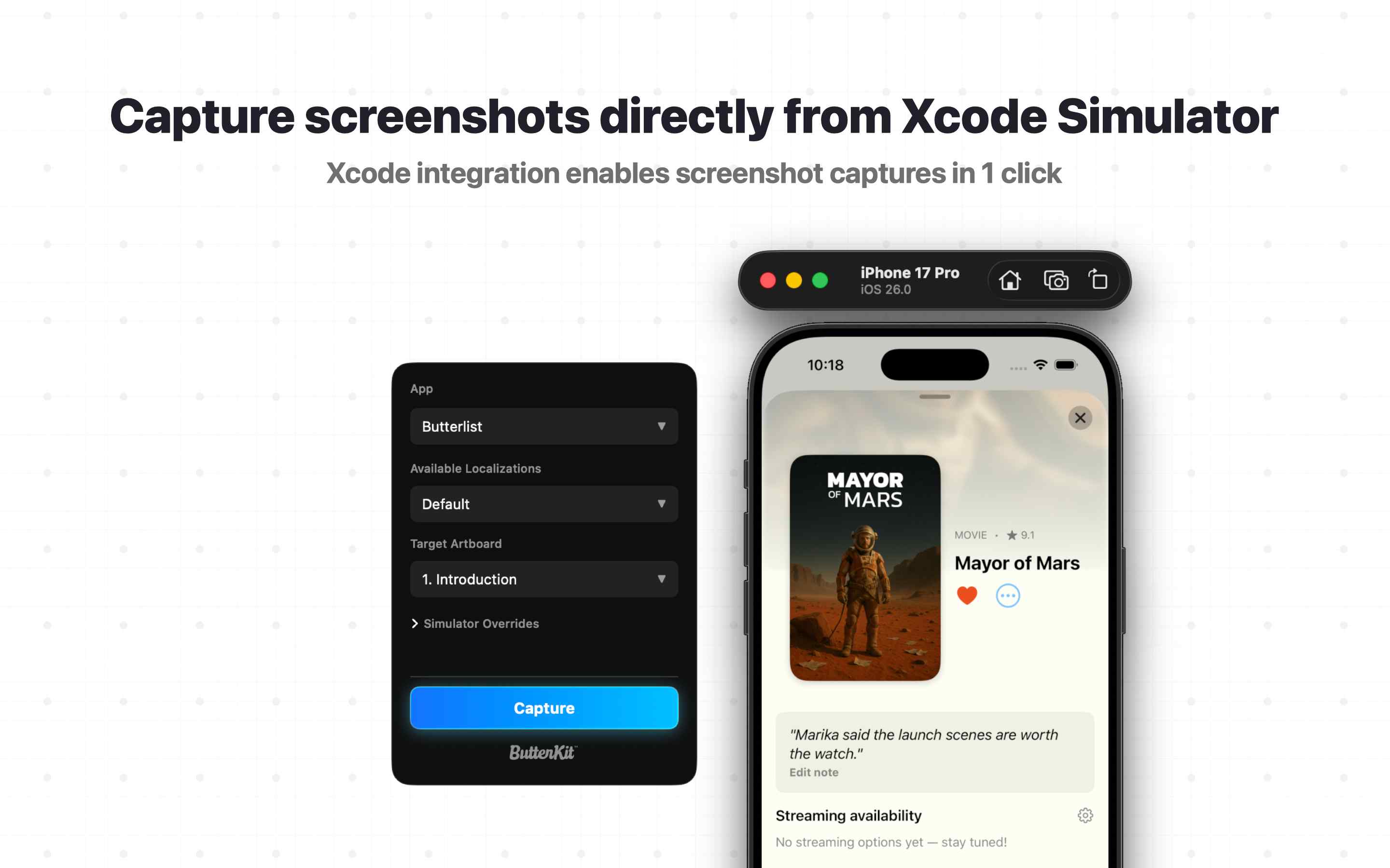 ButterKit - Ship to the App Store in minutes, not days. Used by thousands of developers. media 1