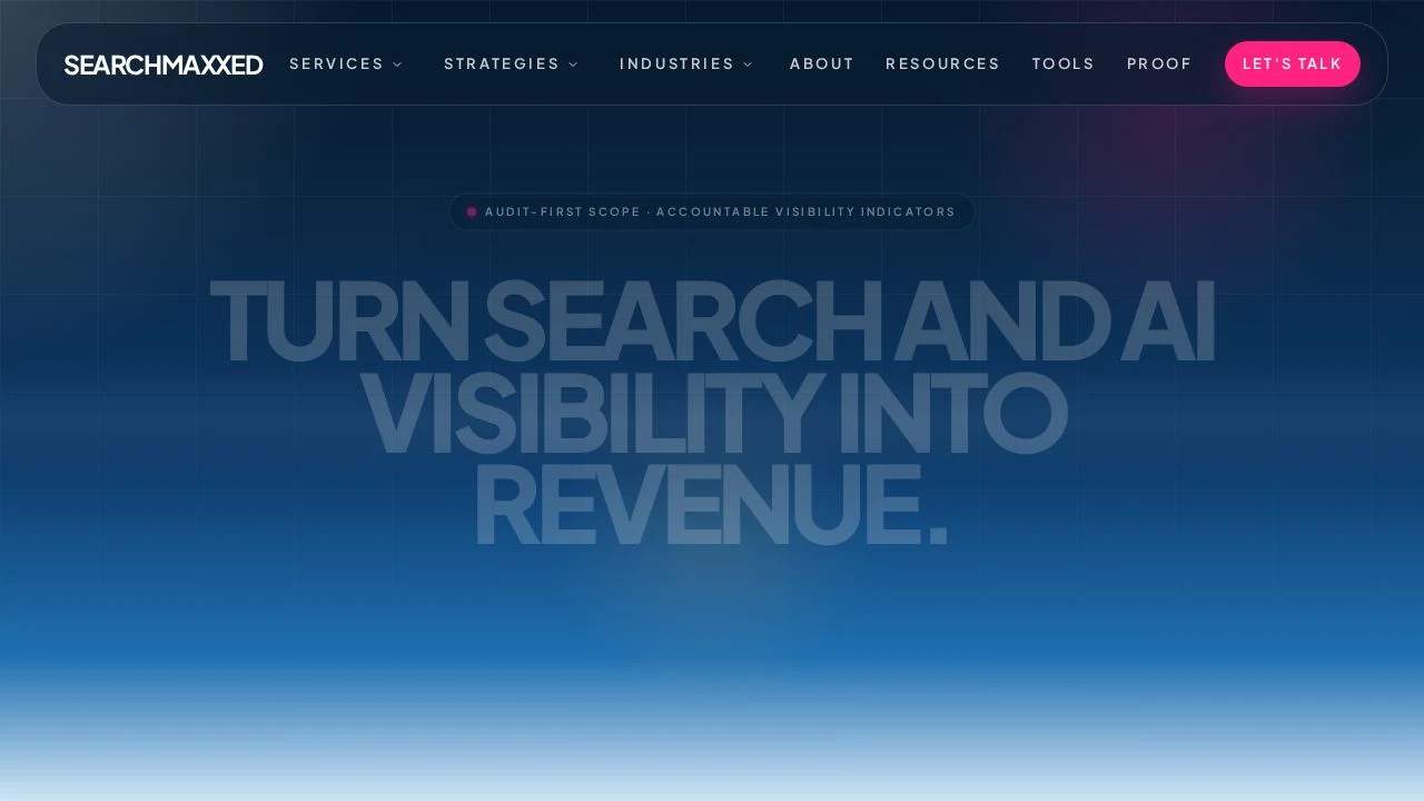 Searchmaxxed - Ingegneria della ricerca agentica per marchi che necessitano di essere trovati, fidati e scelti media 1