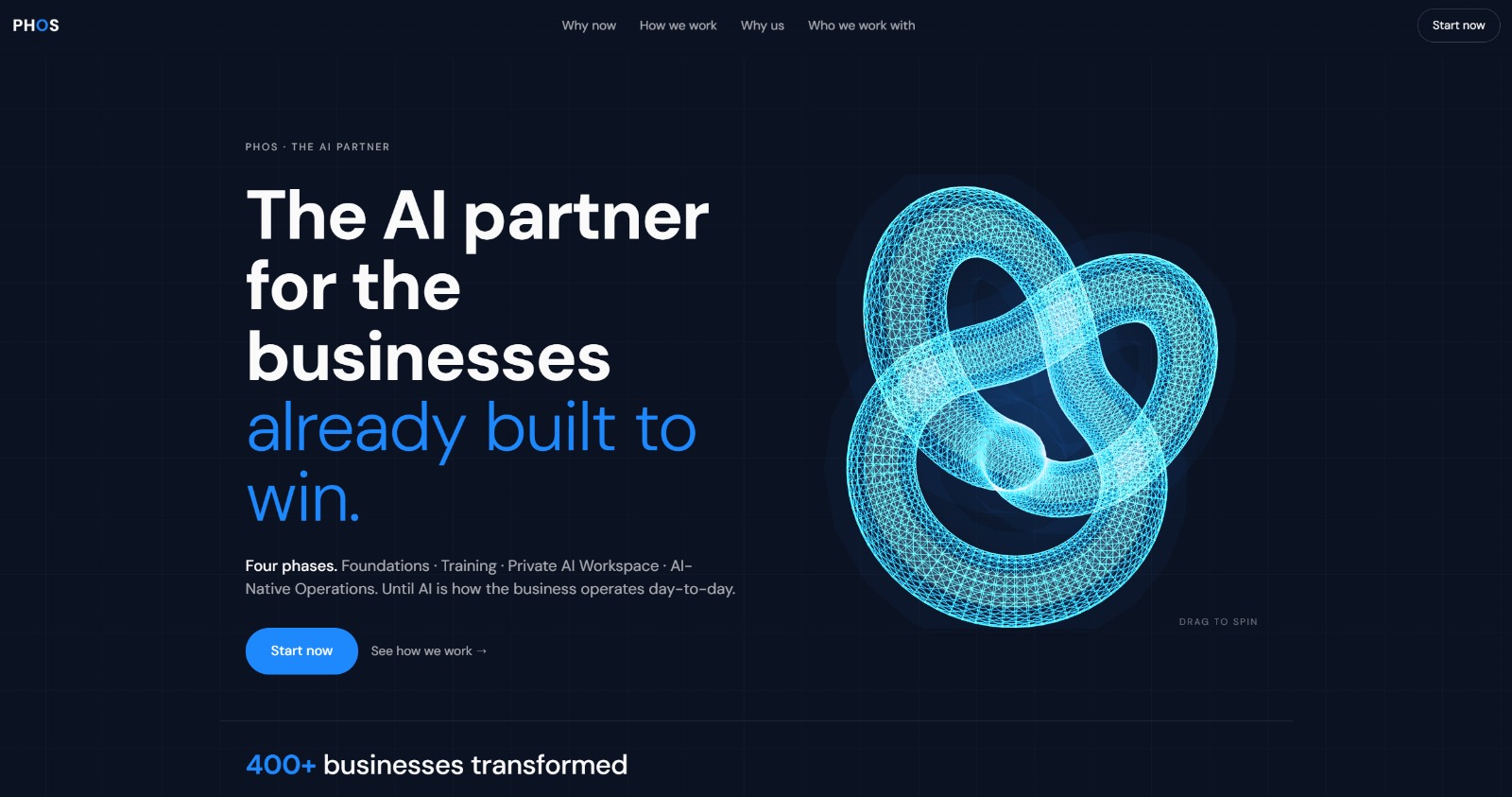 Laboratori di intelligenza artificiale PHOS - Phos AI Labs è la strategia di intelligenza artificiale integrata media 1