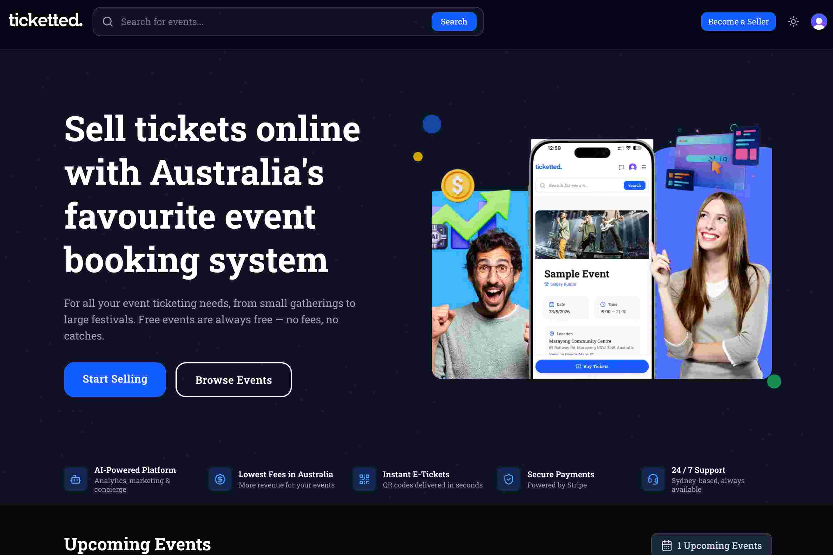 Con biglietto - La piattaforma australiana di biglietteria di nuova generazione: tariffe più basse, strumenti più intelligenti. media 1