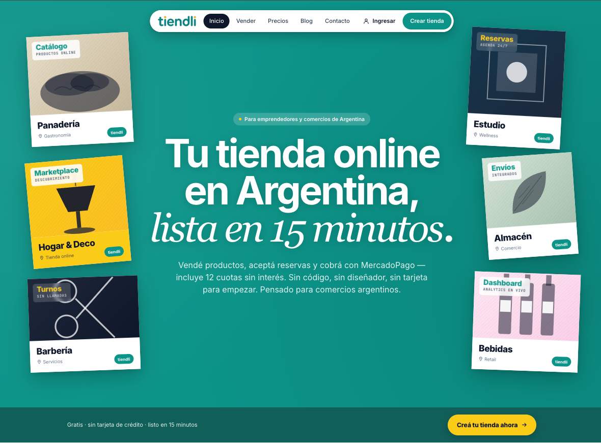Case - Tiendli combina un marketplace, il tuo negozio online e un sistema di prenotazione in un unico pl media 1
