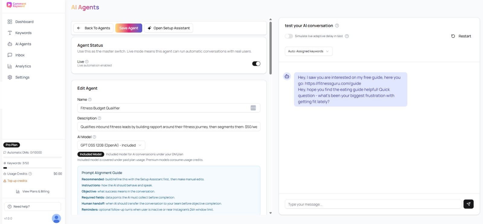 CommentKeyword - Instagram automation, Instagram DM automation, Instagram comment automation, Comment to DM, Comment-to-DM media 1