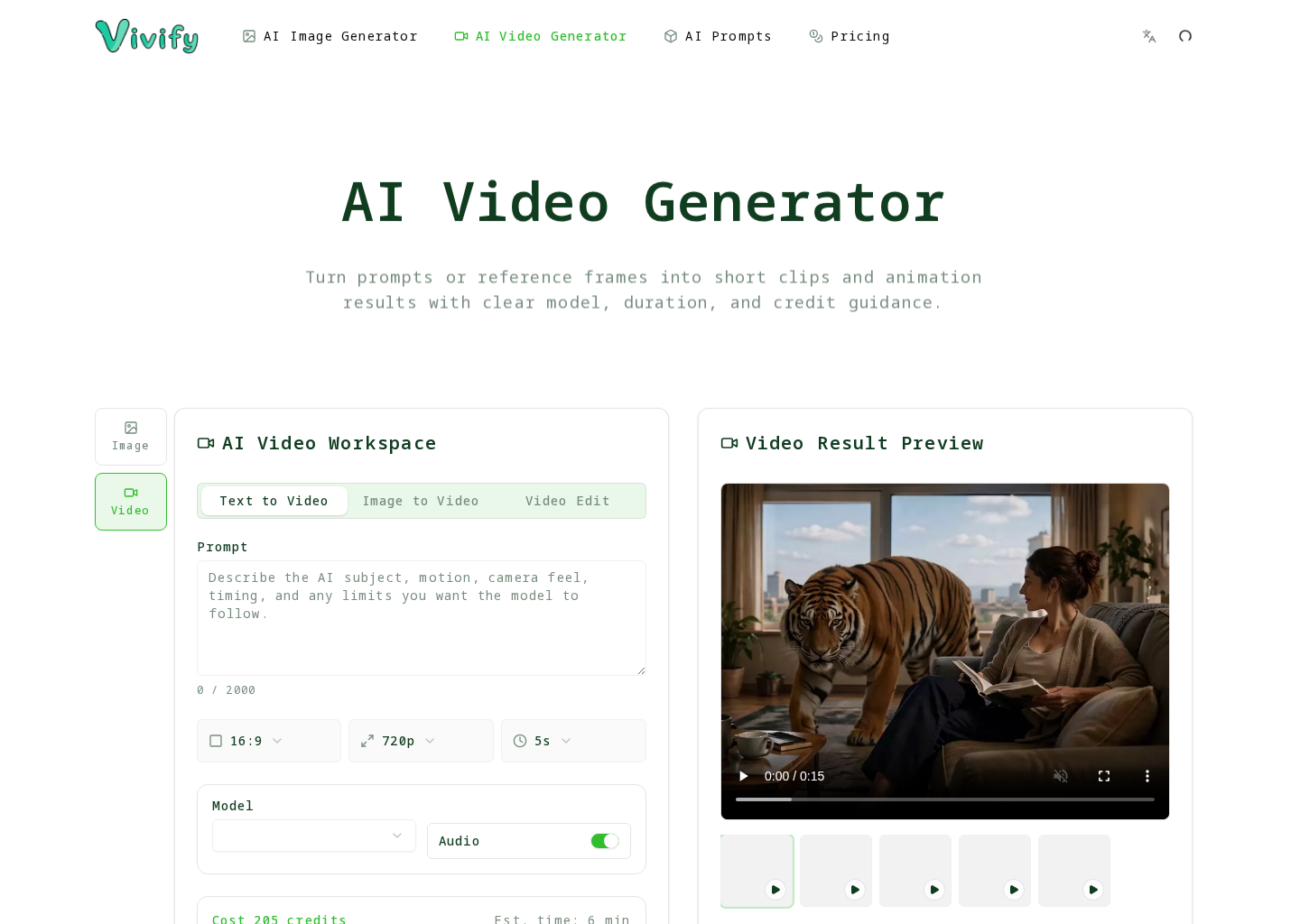 Vivify AI - AI Video Generator from Images, Videos, and Text media 1
