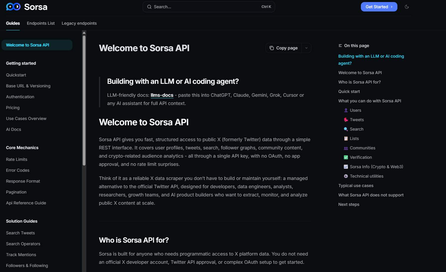 Sorsa API - The best X/Twitter API Alternative media 1