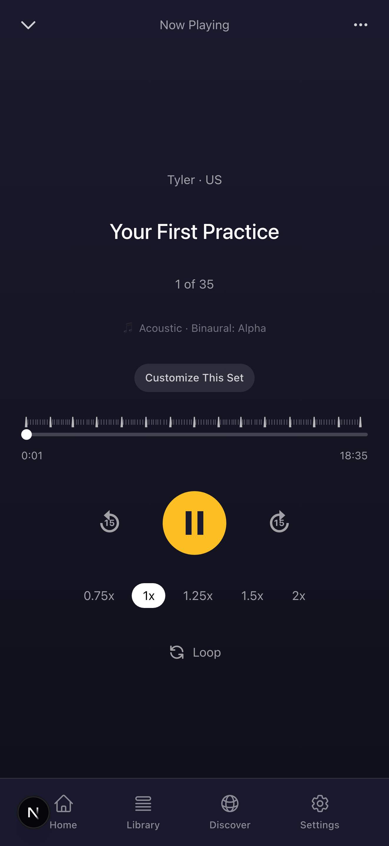 Neuralingual - Spoken affirmation audio composed from your intent media 1