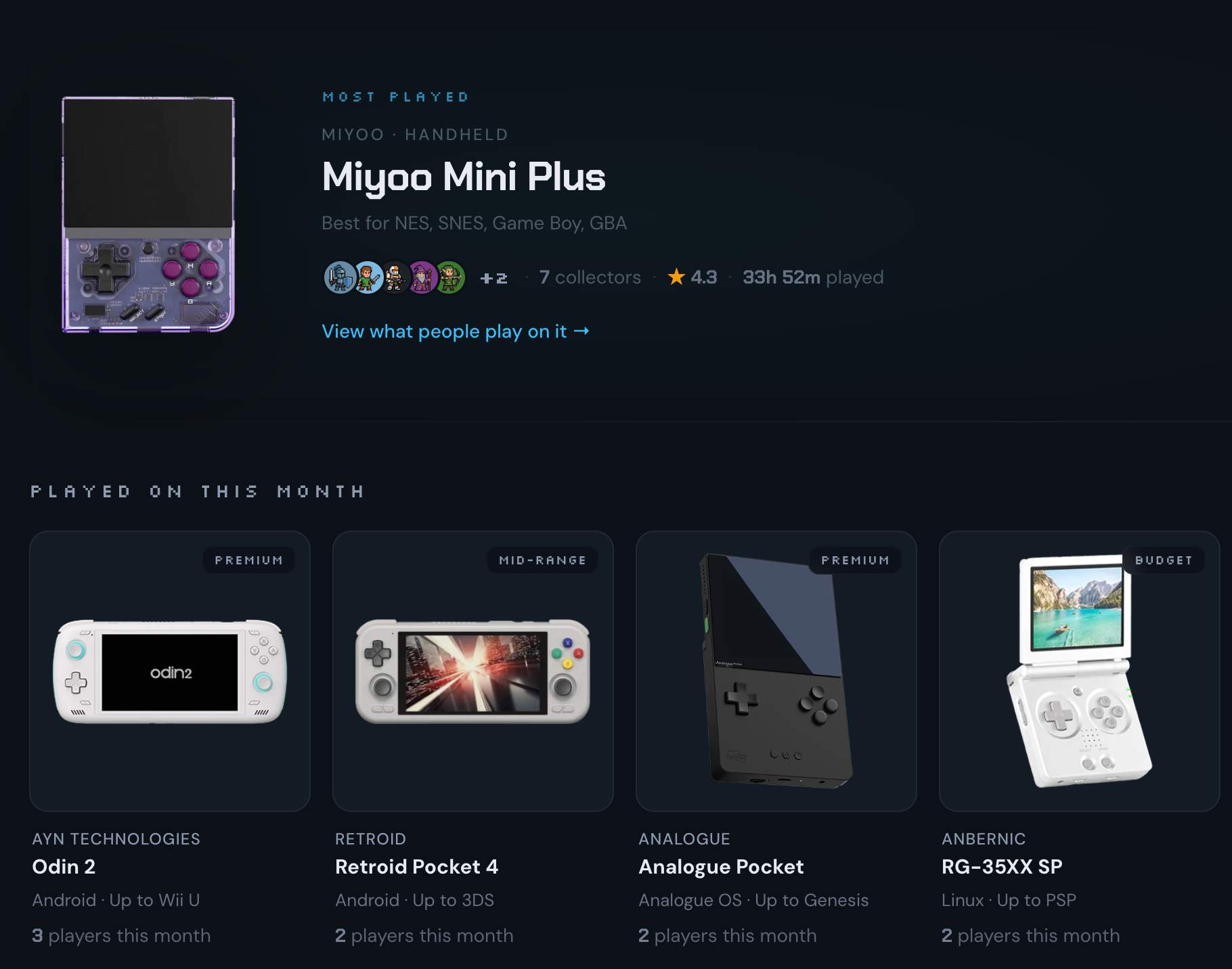 retroshelf - Track your retro handheld play history across devices. media 1