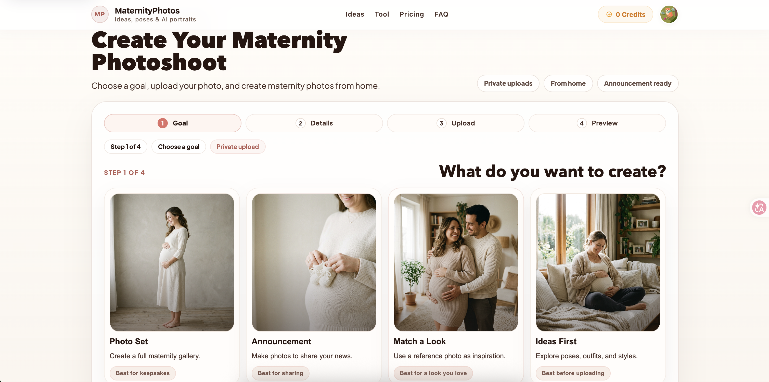 maternity photos - Maternity Photoshoot, AI Photos media 1