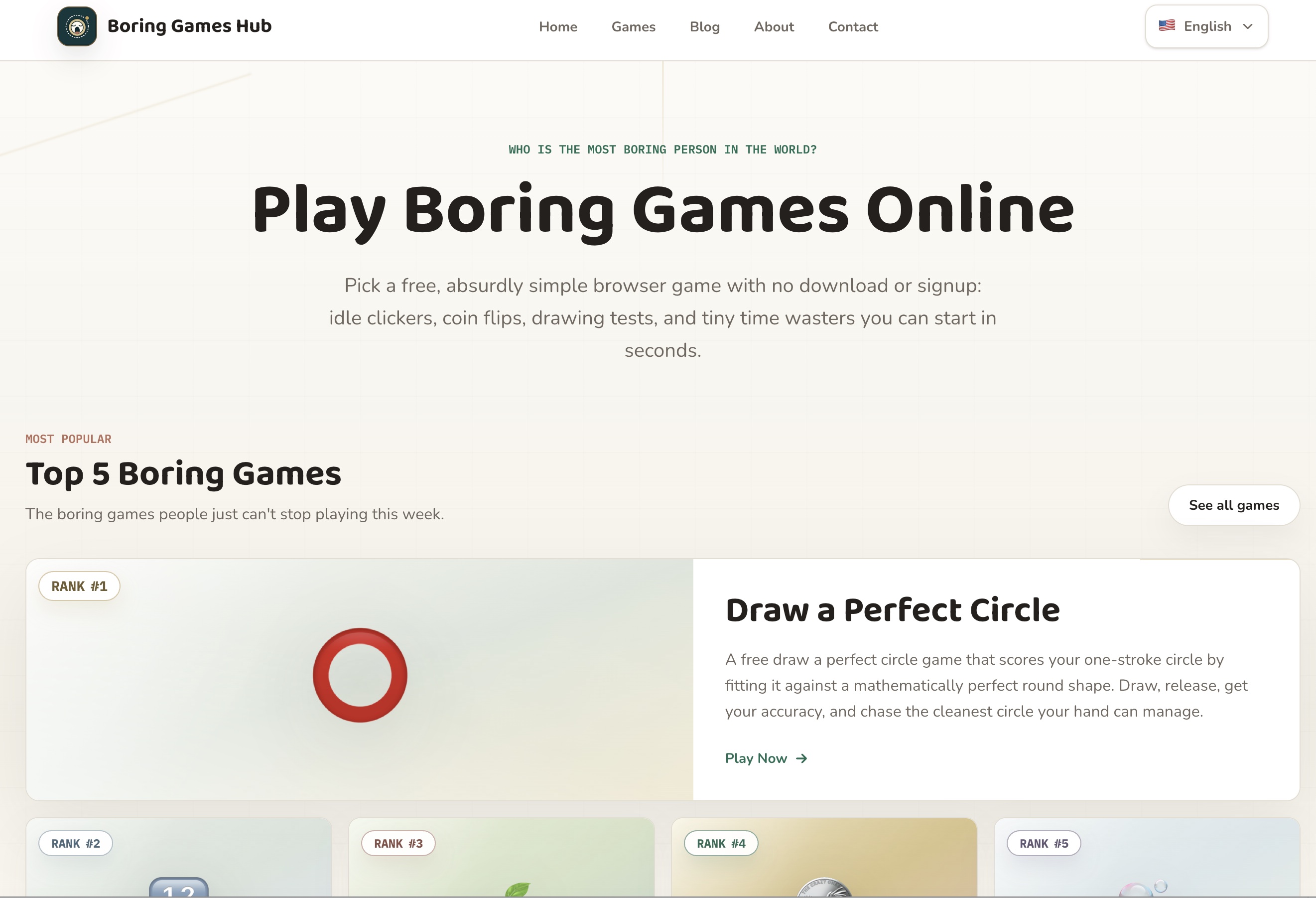 Boring Games Hub - Who is the most boring person in the world? media 1