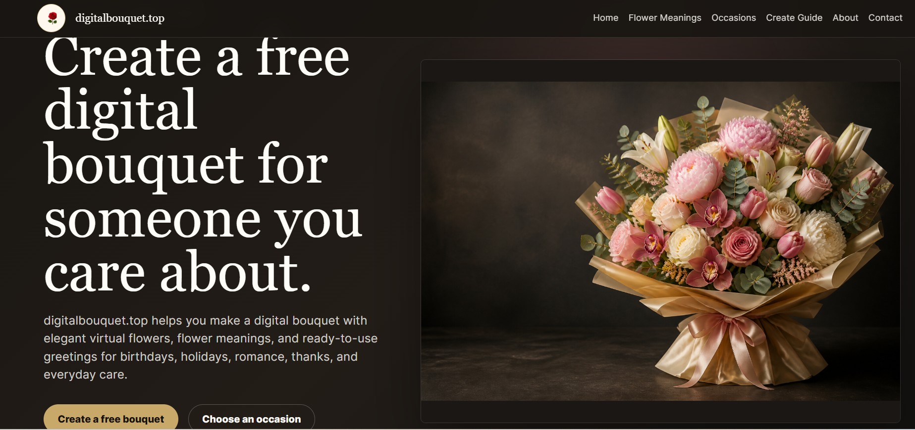 digital bouquet