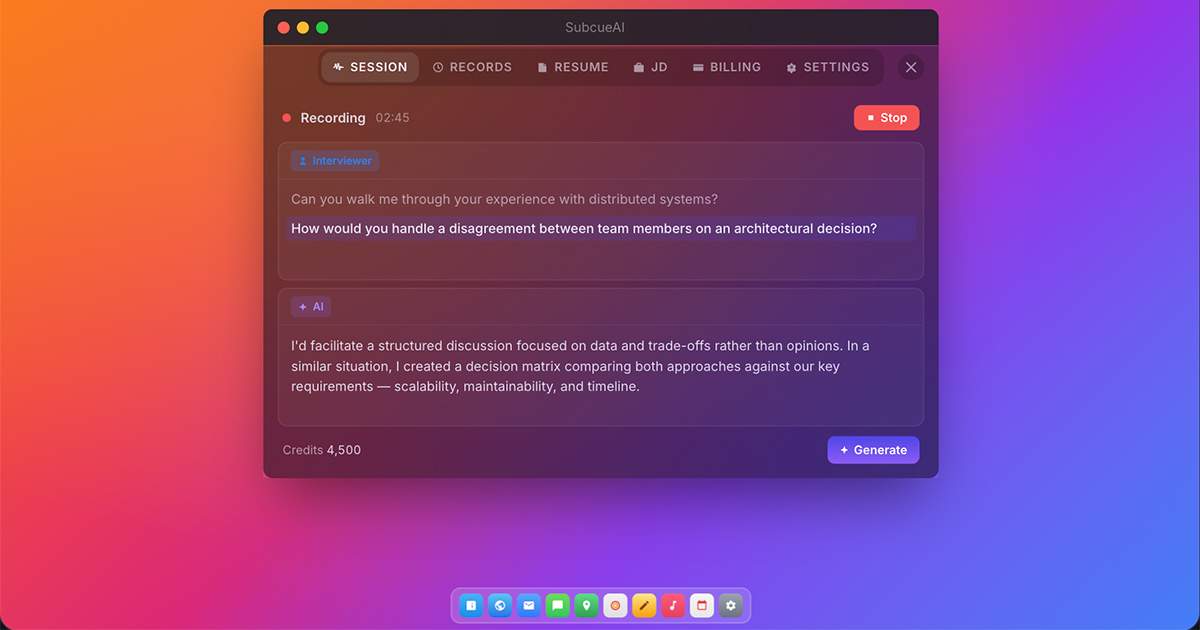 SubcueAI - AI interview copilot for real-time answers during live interviews media 1