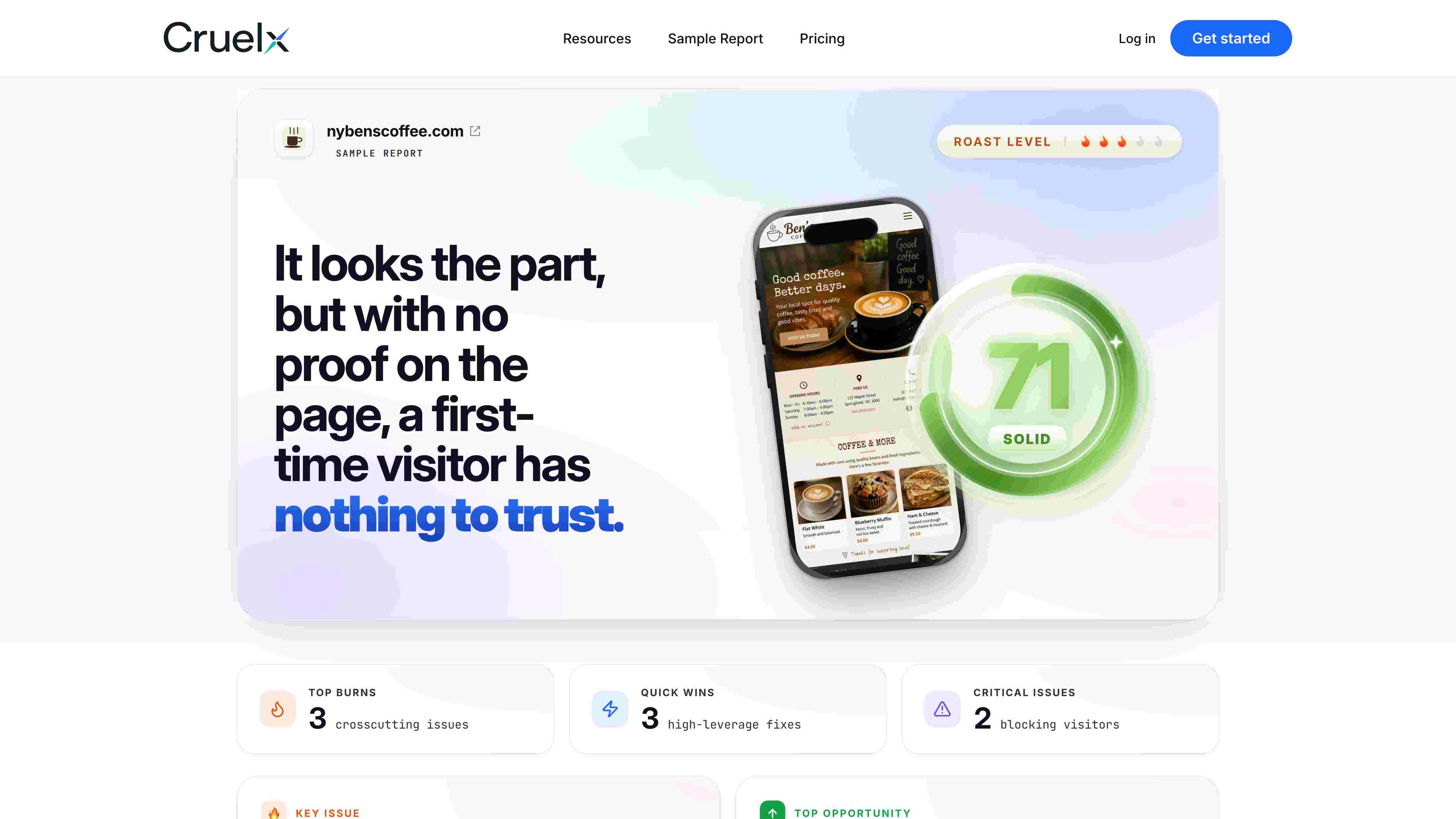Cruelx - Multi-model AI website audits built around buyer psychology. media 1