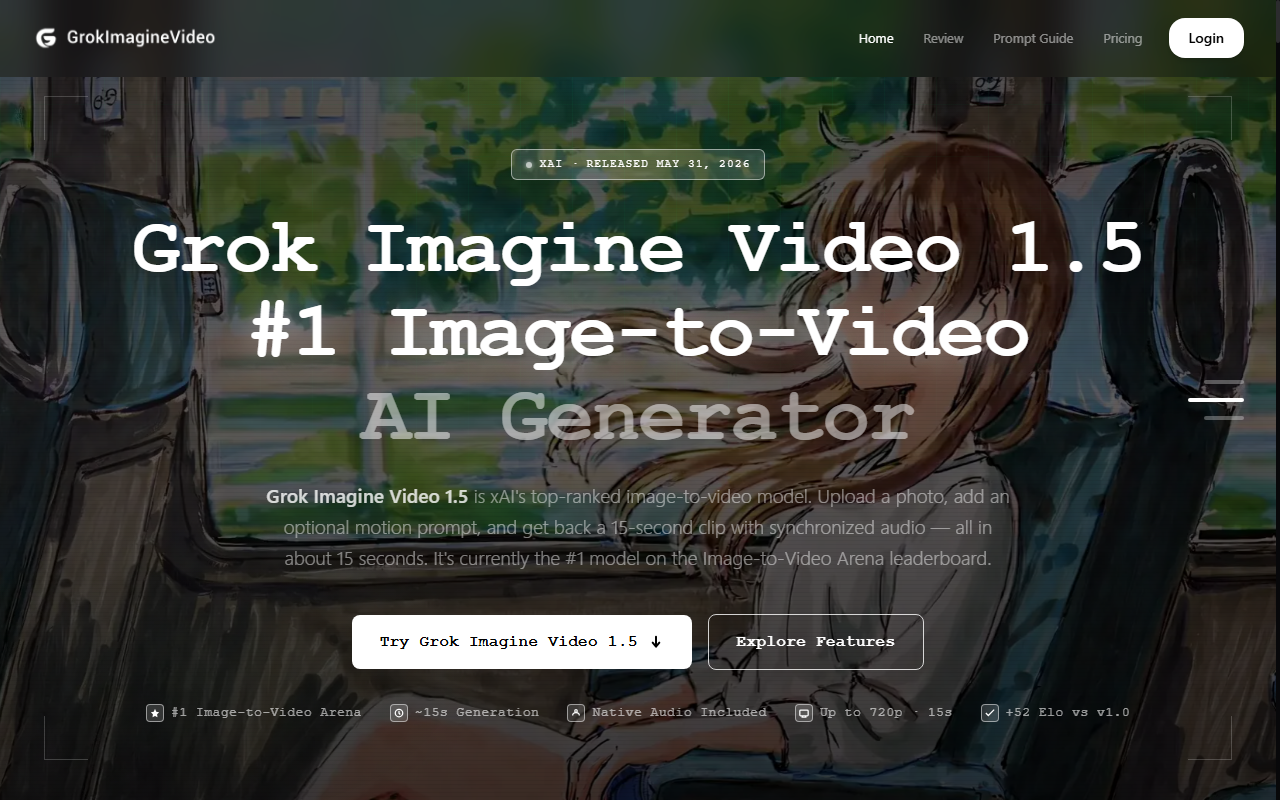 grok imagine video 1.5 - AI image-to-video workflows for launch-ready clips media 1