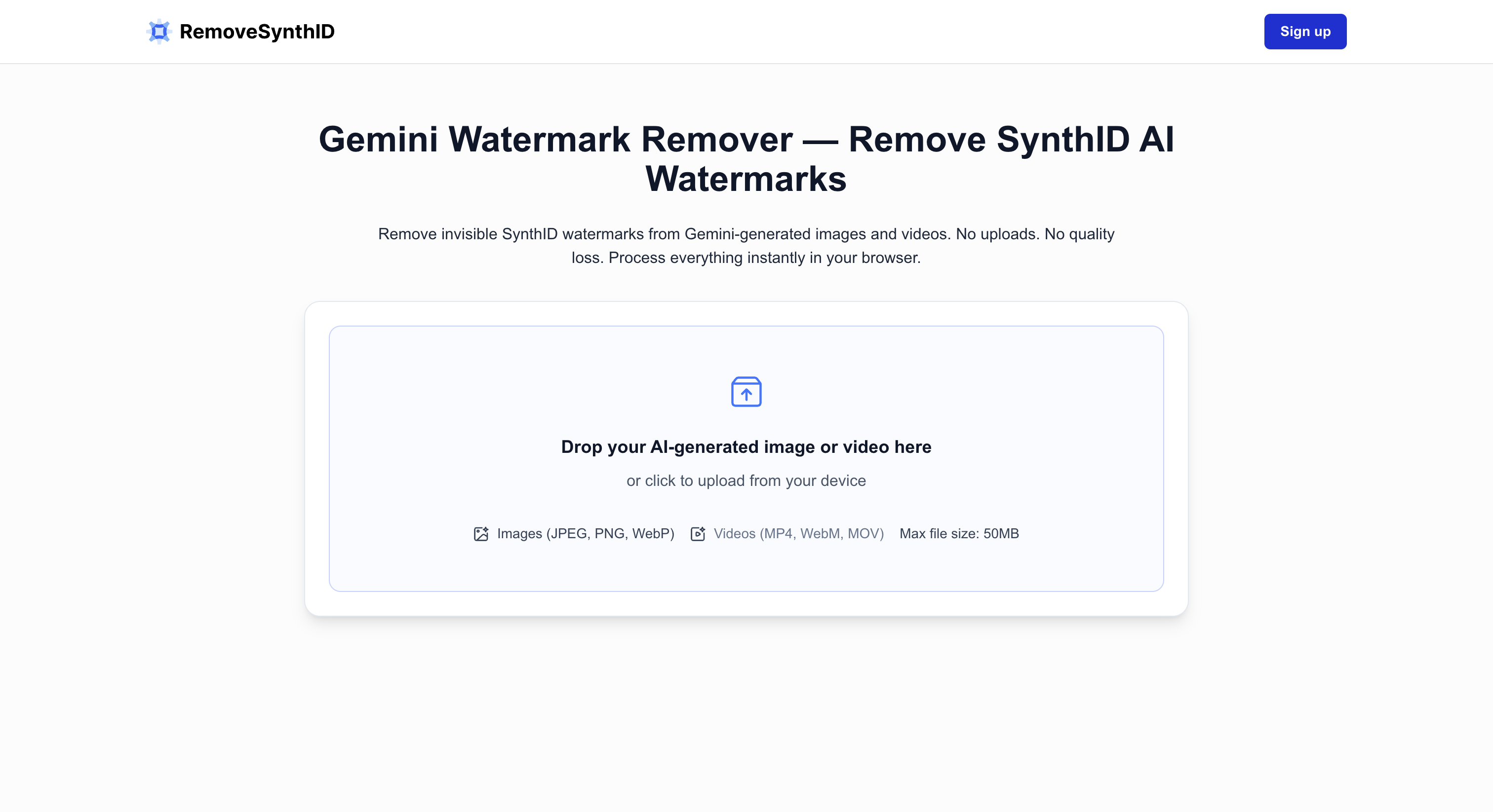 RemoveSynthID