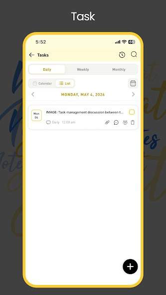 Notesnchat - 체계적으로 정리하세요.연결 유지 미디어 1
