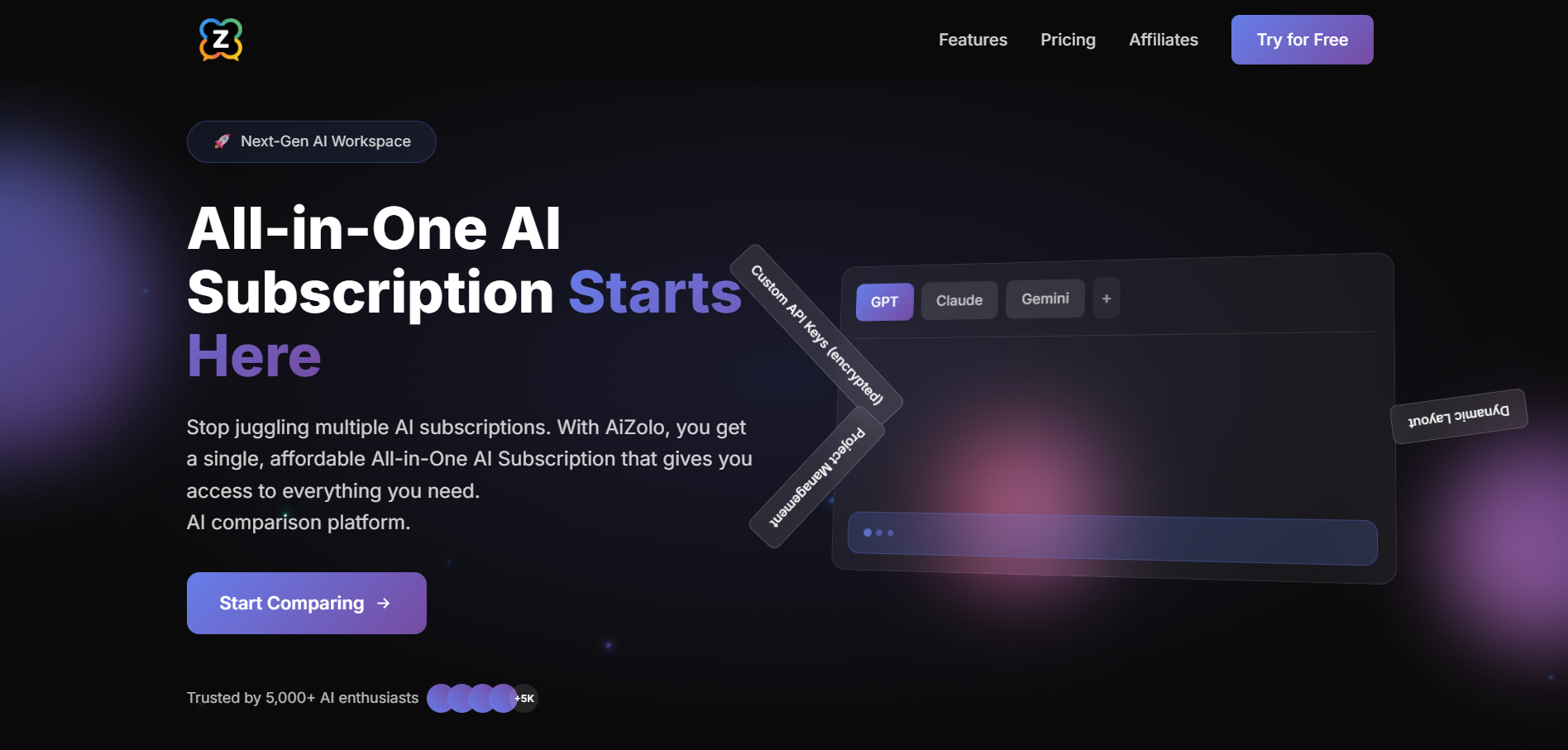 Aizolo - Best Free AI Chatbots Online for Pe media 1