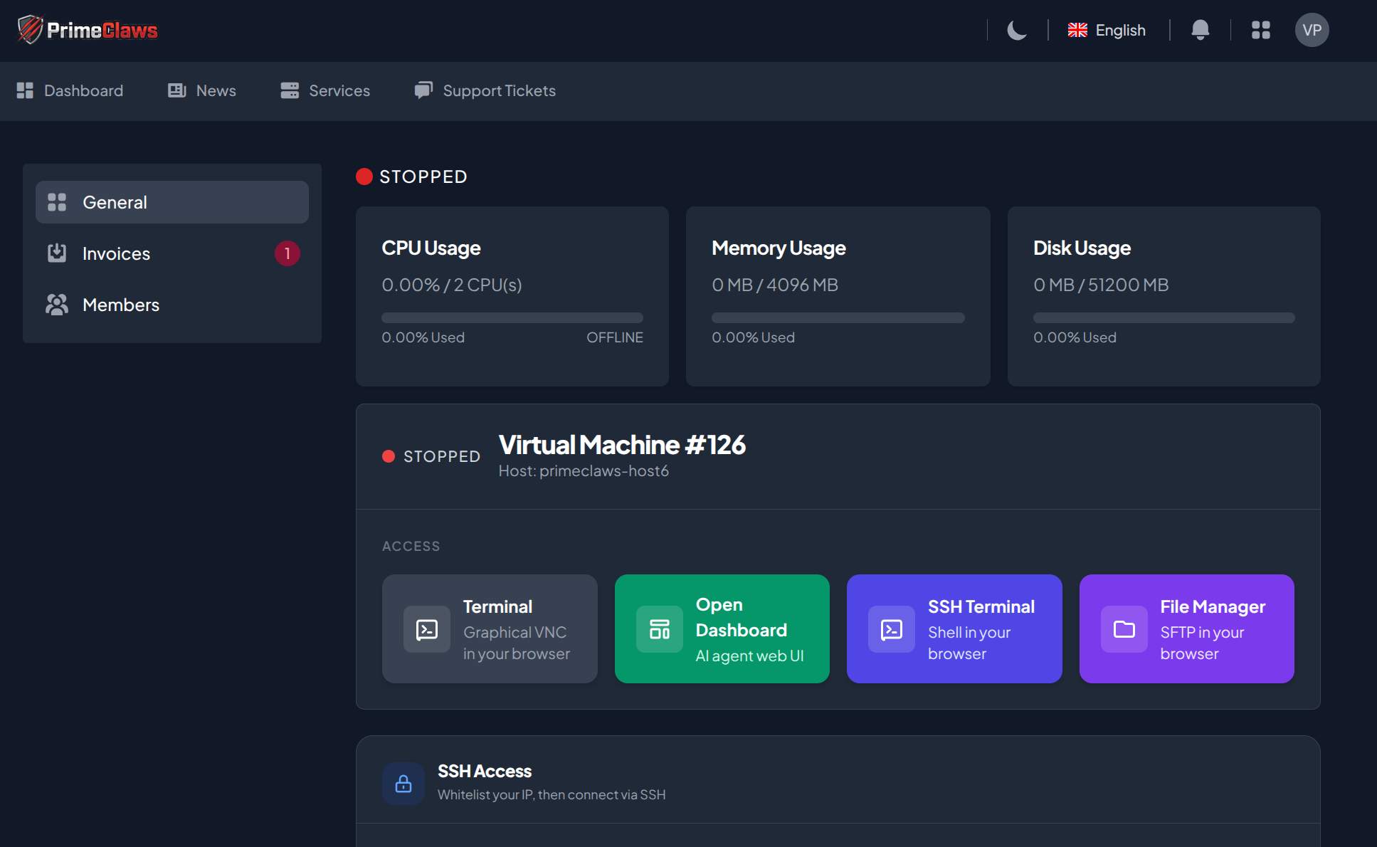 PrimeClaws VPS - Your AI agent live in 60 seconds — no Mac mini, no DevOps. media 1